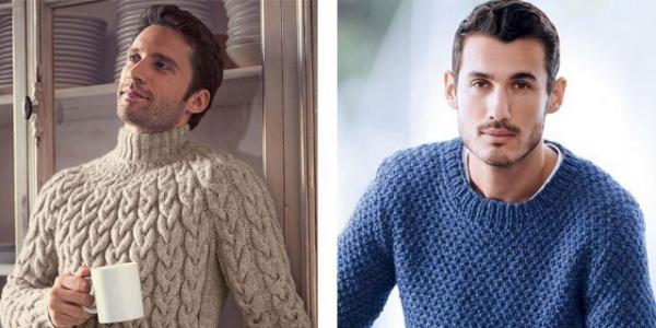 Вязание пуловеров для мужчин: простые узоры для начинающих